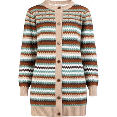 usha FESTIVAL Cardigan femme avec boutons rakata Mehrfarben M/L usha FESTIVAL Cardigan femme avec boutons rakata Mehrfarben M/L