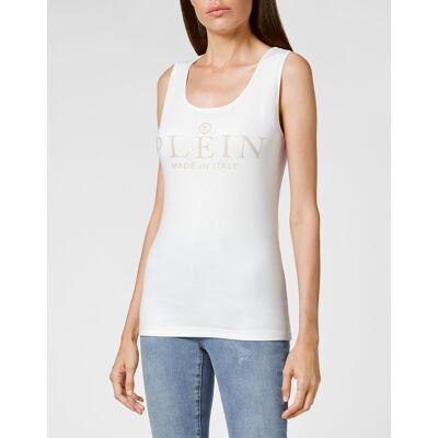 Philipp Plein Tanktop Iconic Plein Creme L Philipp Plein Tanktop Iconic Plein Creme L