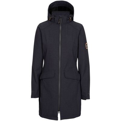 DLX Trespass Womens/Ladies Maria Soft Shell Jacket (Schwarz Mergel) Grau XL DLX Trespass Womens/Ladies Maria Soft Shell Jacket (Schwarz Mergel) Grau XL