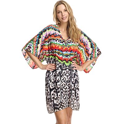 ORY Kaftan mit V-Ausschnitt für Frauen W231195 Mehrfarben L ORY Kaftan mit V-Ausschnitt für Frauen W231195 Mehrfarben L