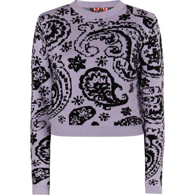 Mymo Strickpullover Damen violett Violett M Mymo Strickpullover Damen violett Violett M