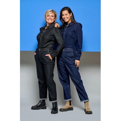 Mart Visser Caroline Tensen Rana Bluse Denim Schwarz Schwarz EU 38 / UK 10 Mart Visser Caroline Tensen Rana Bluse Denim Schwarz Schwarz EU 38 / UK 10