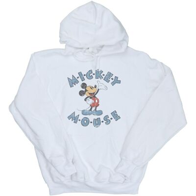 Disney Damen/Damen Mickey Mouse Dash Hoodie (Weiß) Weiß L Disney Damen/Damen Mickey Mouse Dash Hoodie (Weiß) Weiß L
