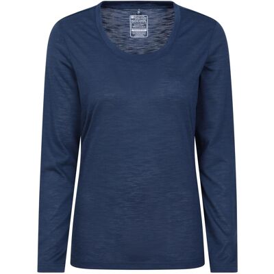 Mountain Warehouse - "Agra" Oberteil für Damen Langärmlig (Marineblau) Marine EU 36 / UK 8 Mountain Warehouse - "Agra" Oberteil für Damen Langärmlig (Marineblau) Marine EU 36 / UK 8