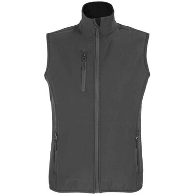 SOLS Womens/Ladies Falcon Softshell Recycled Body Warmer (Holzkohle) Holzkohle M SOLS Womens/Ladies Falcon Softshell Recycled Body Warmer (Holzkohle) Holzkohle M