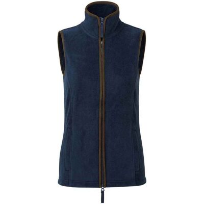Premier Womens/Ladies Artisan Fleece-Weste (Marine/Braun) Navy blau L Premier Womens/Ladies Artisan Fleece-Weste (Marine/Braun) Navy blau L