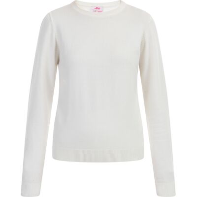 Mymo Strickpullover Damen Wollweiß Cremefarben S Mymo Strickpullover Damen Wollweiß Cremefarben S