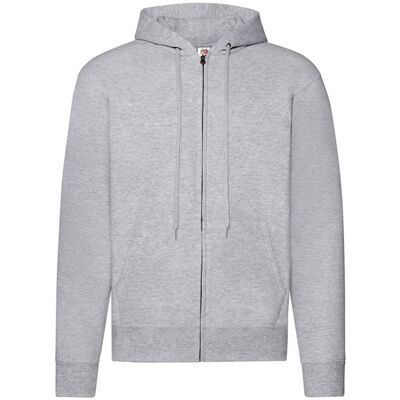 Fruit of the Loom Unisex Adult Classic Hoodie (Grey Heather) Grau L Fruit of the Loom Unisex Adult Classic Hoodie (Grey Heather) Grau L