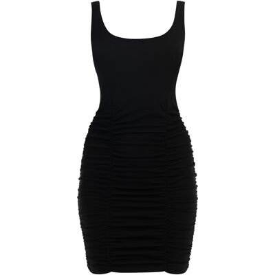 Mymo Trägerkleid Mini Damen schwarz Schwarz M/L Mymo Trägerkleid Mini Damen schwarz Schwarz M/L