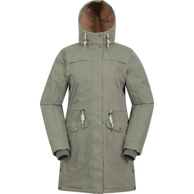 Mountain Warehouse Womens/Ladies Acorn Waterproof Borg Lined Padded Parka (Khaki Grün) Khaki EU 44 / UK 16 Mountain Warehouse Womens/Ladies Acorn Waterproof Borg Lined Padded Parka (Khaki Grün) Khaki EU 44 / UK 16