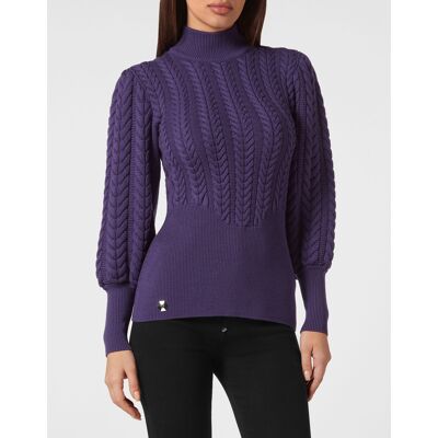 Philipp Plein Rollkragenpullover Lila L Philipp Plein Rollkragenpullover Lila L
