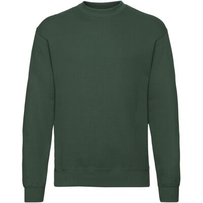 Fruit of the Loom Unisex Erwachsene Classic Drop Shoulder Sweatshirt (Flasche grün) Grün 3XL Fruit of the Loom Unisex Erwachsene Classic Drop Shoulder Sweatshirt (Flasche grün) Grün 3XL