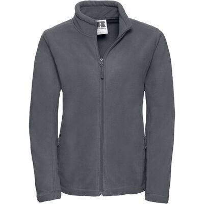Russell Athletic Russell - Fleecejacke Durchgehender Reißverschluss für Damen - Für Außen (Grau unifarben) Hellgrau S Russell Athletic Russell - Fleecejacke Durchgehender Reißverschluss für Damen - Für Außen (Grau unifarben) Hellgrau S