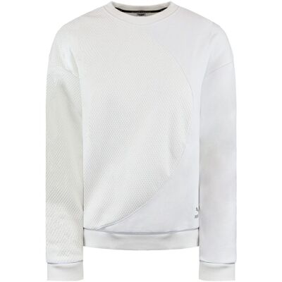 Puma Evo Halfmoon Damen Weißer Pullover Weiß EU 36 / UK 8 Puma Evo Halfmoon Damen Weißer Pullover Weiß EU 36 / UK 8