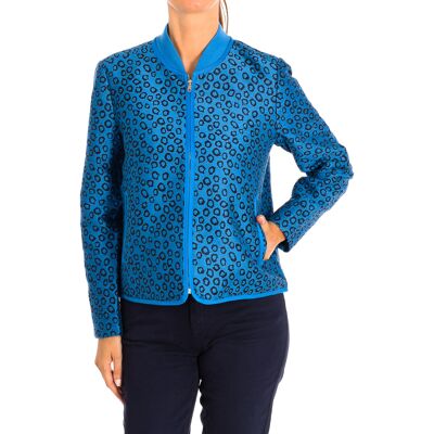 Karl Marc John Langärmelige Zwischensaison-Jacke 9003 woman Blau XS Karl Marc John Langärmelige Zwischensaison-Jacke 9003 woman Blau XS