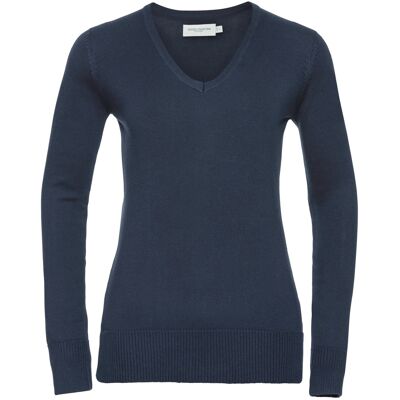 Russell Athletic Russell - Pullover mit V-Ausschnitt COLLECTION - Damen (Marineblau) Marine 2XS Russell Athletic Russell - Pullover mit V-Ausschnitt COLLECTION - Damen (Marineblau) Marine 2XS