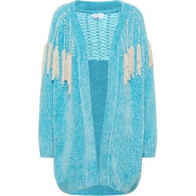 IZIA Cardigan chenille gaya Türkis M/L IZIA Cardigan chenille gaya Türkis M/L