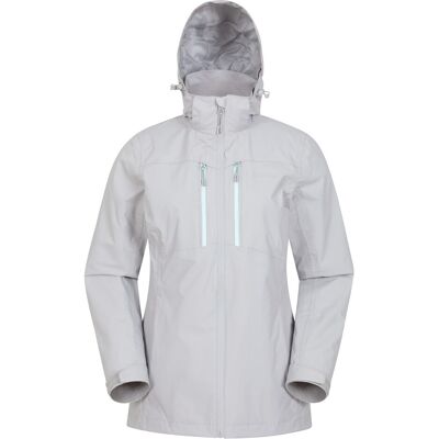 Mountain Warehouse Damen/Damen Rainforest II Extreme Wasserdichte Jacke (Grau) Grau EU 40 / UK 12 Mountain Warehouse Damen/Damen Rainforest II Extreme Wasserdichte Jacke (Grau) Grau EU 40 / UK 12