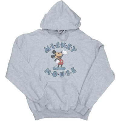 Disney Damen/Damen Mickey Mouse Dash Hoodie (Sport grau) Hellgrau M Disney Damen/Damen Mickey Mouse Dash Hoodie (Sport grau) Hellgrau M