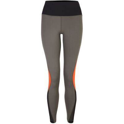 Dare 2B - "Move" Leggings für Damen - Fitness (Flechten-Grün/Rost/Orange) Grün EU 36 / UK 8 Dare 2B - "Move" Leggings für Damen - Fitness (Flechten-Grün/Rost/Orange) Grün EU 36 / UK 8