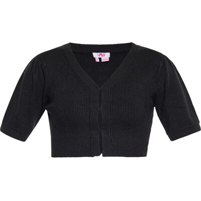 Mymo Strickjacke Damen schwarz Schwarz S Mymo Strickjacke Damen schwarz Schwarz S