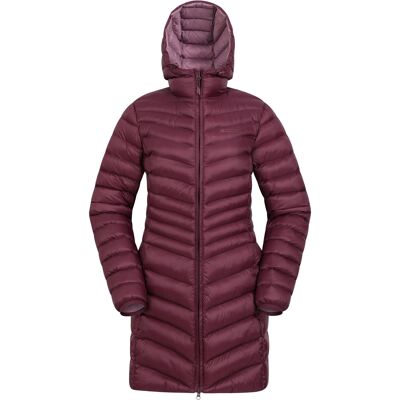 Mountain Warehouse Damen/Damen Florence Lange Gepolsterte Jacke (Burgund) Burgund EU 46 / UK 18 Mountain Warehouse Damen/Damen Florence Lange Gepolsterte Jacke (Burgund) Burgund EU 46 / UK 18