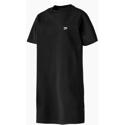 Puma Womens Downtown T-Shirt Kleid Casual Black Top 595693 01 Schwarz XS Puma Womens Downtown T-Shirt Kleid Casual Black Top 595693 01 Schwarz XS