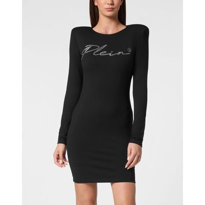 Philipp Plein Minikleid Signature Schwarz L Philipp Plein Minikleid Signature Schwarz L