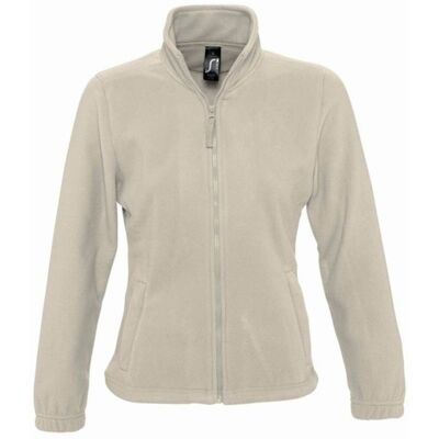 SOLS - NORTH Fleecejacke - Damen (Beige) Beige S SOLS - NORTH Fleecejacke - Damen (Beige) Beige S