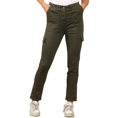 MYT Womens Cargo Chino Knöchel Grazer Hose in Khaki Khaki EU 46 Normal / UK 18 Normal MYT Womens Cargo Chino Knöchel Grazer Hose in Khaki Khaki EU 46 Normal / UK 18 Normal