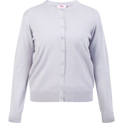 Mymo Strickjacke Damen Flieger Lila S Mymo Strickjacke Damen Flieger Lila S