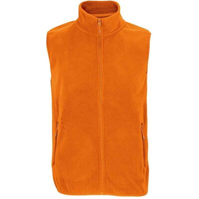 SOLS Faktor Microfleece Recycelte Body Warmer - Orange XS SOLS Faktor Microfleece Recycelte Body Warmer - Orange XS