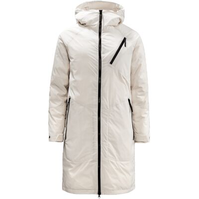 Jack Wolfskin Tech Lab Womens White Parka Jacke Weiß S Jack Wolfskin Tech Lab Womens White Parka Jacke Weiß S