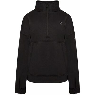 Dare 2B Womens/Ladies Laura Whitmore Recoup II Half Zip Sweatshirt (Schwarz) Schwarz EU 46 / UK 18 Dare 2B Womens/Ladies Laura Whitmore Recoup II Half Zip Sweatshirt (Schwarz) Schwarz EU 46 / UK 18