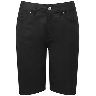 Premier Damen/Herren Chino-Shorts (Schwarz) Schwarz EU 36 / UK 8 Premier Damen/Herren Chino-Shorts (Schwarz) Schwarz EU 36 / UK 8