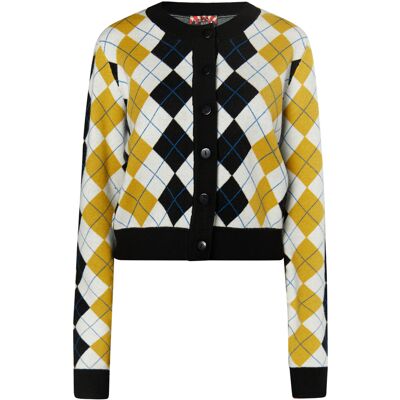 Mymo Strickjacke Damen Schwarz Weiss Mehrfarbig Mehrfarben XS Mymo Strickjacke Damen Schwarz Weiss Mehrfarbig Mehrfarben XS