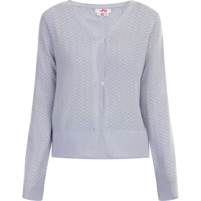 Mymo Strickjacke Damen Flieger Lila M Mymo Strickjacke Damen Flieger Lila M