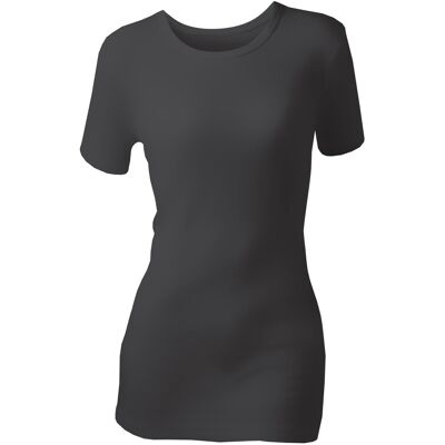 Ladies Short Sleeved Thermal Top von Heat Holders Schwarz M Ladies Short Sleeved Thermal Top von Heat Holders Schwarz M