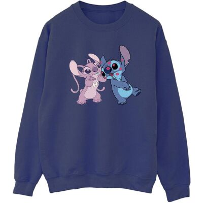 Disney Lilo & Stitch Kisses Sweatshirt für Damen/Damen (Marineblau) Marine XL Disney Lilo & Stitch Kisses Sweatshirt für Damen/Damen (Marineblau) Marine XL