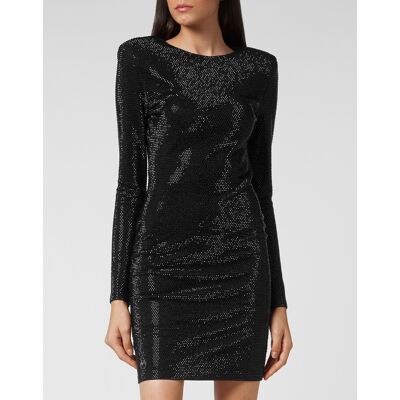 Philipp Plein Abendkleid Schwarz L Philipp Plein Abendkleid Schwarz L