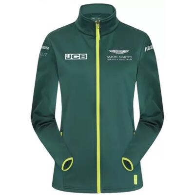 Aston Martin F1 Damen Grüne Softshelljacke - Softshell Jacke Aston Martin F1 Damen Grüne Softshelljacke - Softshell Jacke
