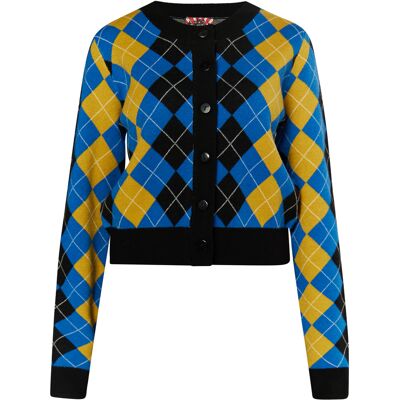 Mymo Strickjacke Damen Schwarz Blau Mehrfarbig Mehrfarben M Mymo Strickjacke Damen Schwarz Blau Mehrfarbig Mehrfarben M