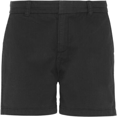 Asquith & Fox Schwarze Klassische Passform Shorts - Shorts Asquith & Fox Schwarze Klassische Passform Shorts - Shorts