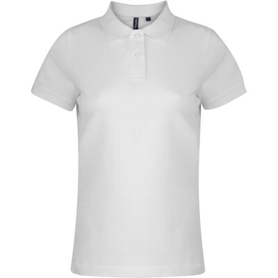 Asquith & Fox Weiß Kurzes Ärmel Poloshirt - Poloshirt Asquith & Fox Weiß Kurzes Ärmel Poloshirt - Poloshirt