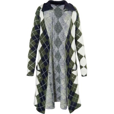 Mymo Strickjacke Damen Schwarz Grün Mehrfarbig Mehrfarben M Mymo Strickjacke Damen Schwarz Grün Mehrfarbig Mehrfarben M