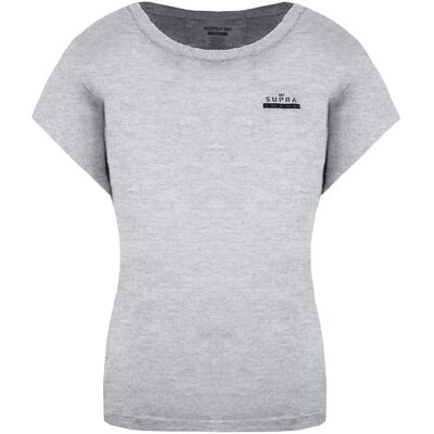 Supra Kurzarm rund Halsgrau Womens International T-Shirt 192223 020 Grau S Supra Kurzarm rund Halsgrau Womens International T-Shirt 192223 020 Grau S