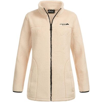 Arctic Seven Damen Sherpa Fleecejacke – Wärmende Outdoorjacke mit Zipper – Beige Beige M Arctic Seven Damen Sherpa Fleecejacke – Wärmende Outdoorjacke mit Zipper – Beige Beige M