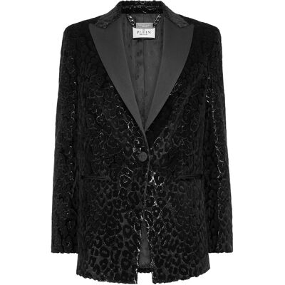 Philipp Plein Einknopf-Blazer Slim Fit Schwarz XS Philipp Plein Einknopf-Blazer Slim Fit Schwarz XS