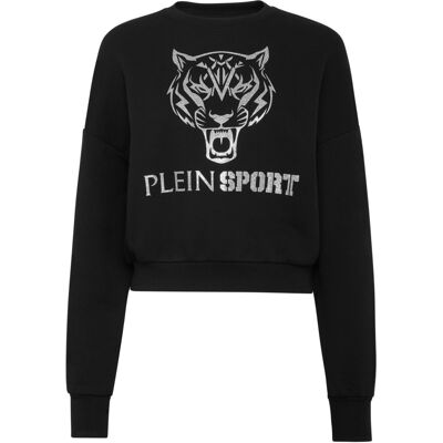 Plein Sport Sweatshirt Tiger Schwarz L Plein Sport Sweatshirt Tiger Schwarz L