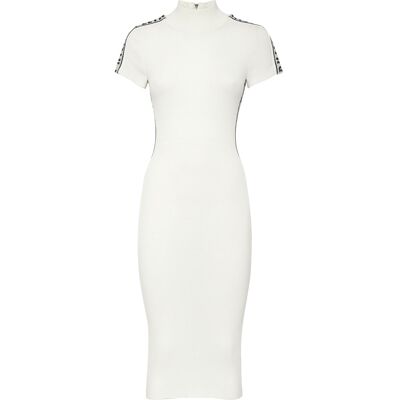 Philipp Plein Strickkleid Creme L Philipp Plein Strickkleid Creme L